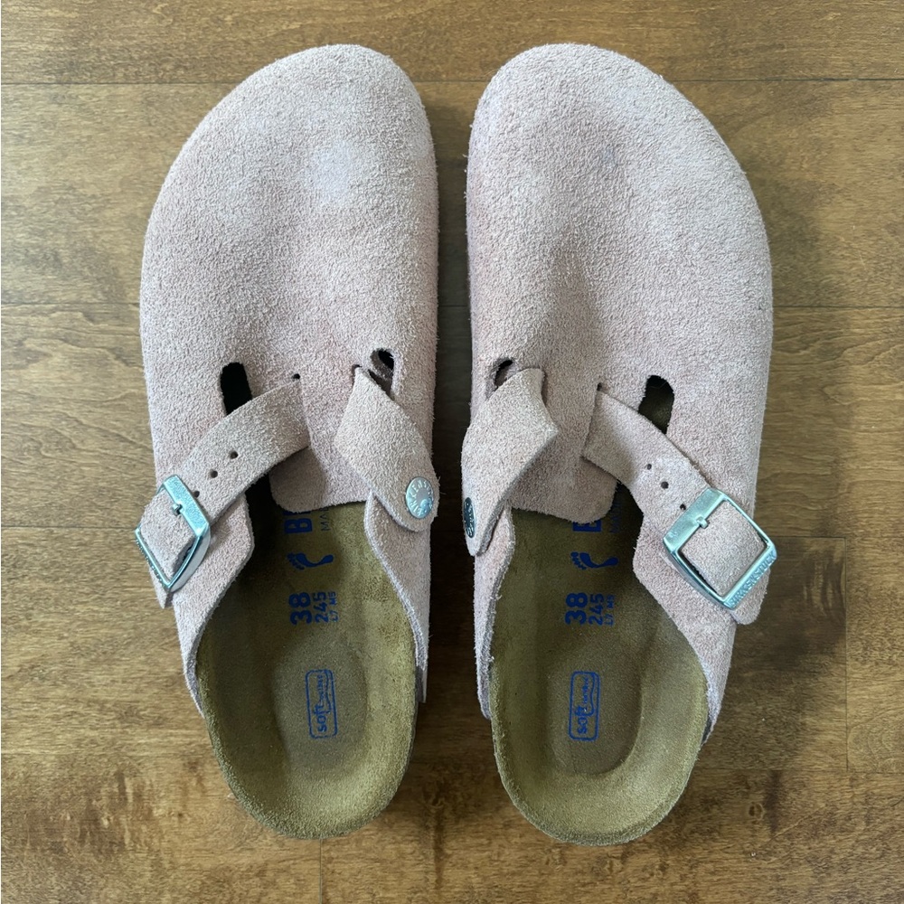 Light Pink Birkenstock Boston Clog